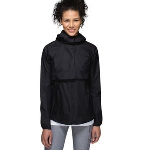 Lululemon the Best Vest Jacket Raincoat Windbreaker Black Size 10